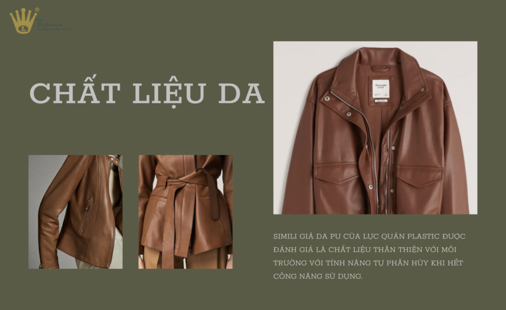áo khoác da PU